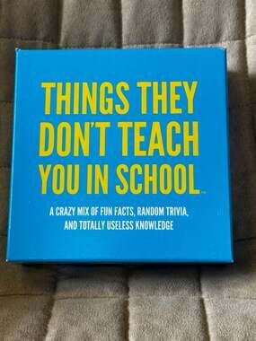 Hygge Games Things They Don't Teach You in School Party Trivia Game